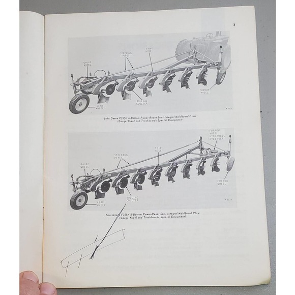 John Deere F345H and F355H Moldboard Plow Operator's Manual - Picture 3 of 6